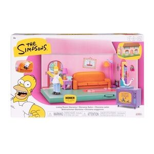THE SIMPSONS Playhouse Diorama. NEW